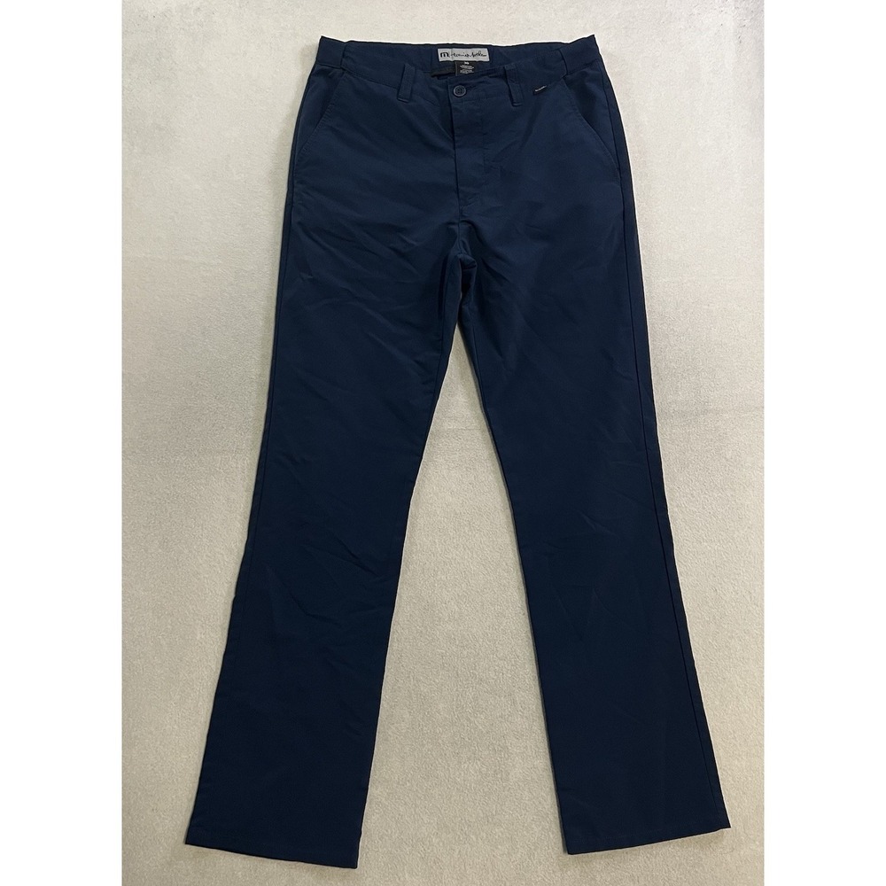 Travis Mathew Open To Close Golf Pants Men's Size 30 Blue Performance Mid Rise